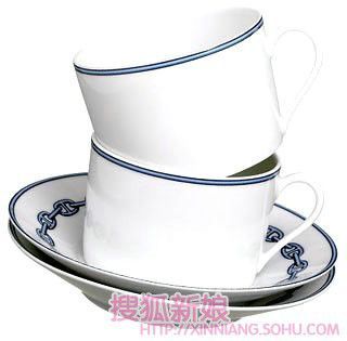 愛馬仕青花瓷系列茶具1