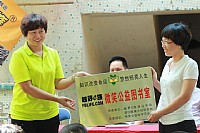 2014年5月25日后溪小學(xué)“微笑公益圖書室”創(chuàng)建成功